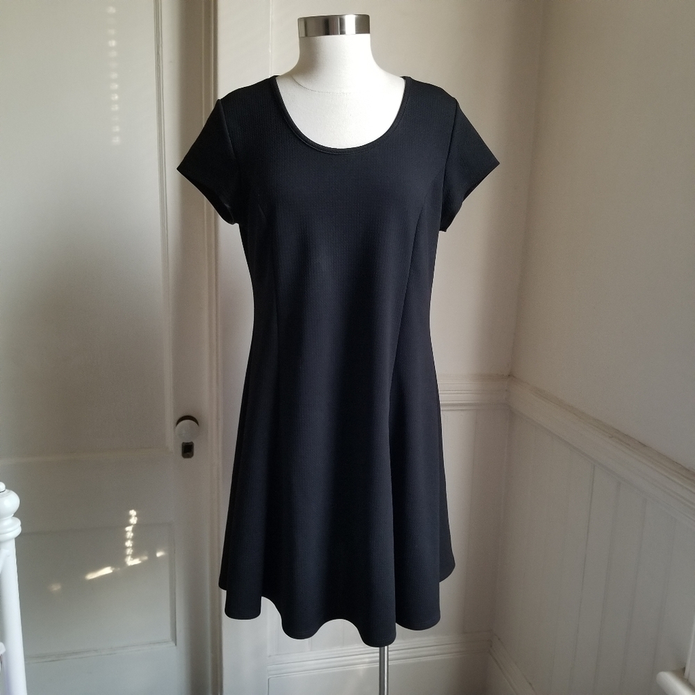 Black Skater Dress, XL